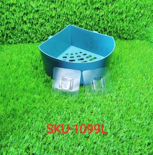 Plastic Multipurpose Kitchen Bathroom Shelf Wall Holder Storage Rack (Loose Pack)