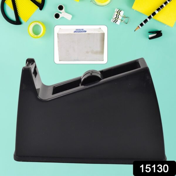 d8f4e657-7931-480a-a46e-0892f3210d78.jpg Plastic Tape Dispenser Cutter for Home Office use (1 pc / Big)