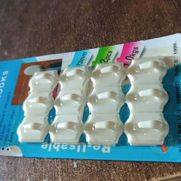 d939ec47-c322-49db-880e-7a8de6dc6c56.jpg Small Adhesive Hooks for Wall Hanging Adhesive Hooks (12 pcs Set)