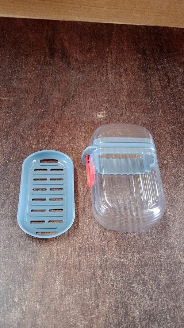 d9faa549-fe8e-47d4-9df6-1a211df0820d.jpg Multipurpose Soap Box Holder with Transparent Dust-Proof Lid ,Sabudani (1 Pc)
