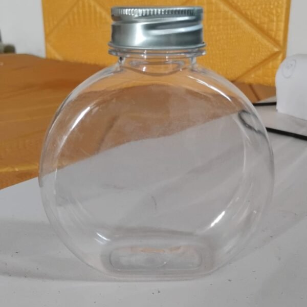 Multipurpose Transparent Round Clear Plastic Container (1 Pc)