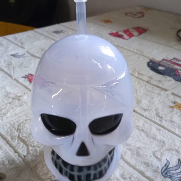 da9152ca-6121-4b43-9c6f-8851a9c061df.jpg Ghost Face Bottle Water Bottle, Drinking Cup with Lid and Straw(1 Pc)
