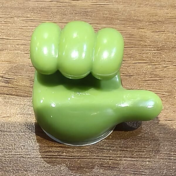 Green Multifunctional Multi functional Hand Shape Wall Clip Hanger Keys Cable Holder