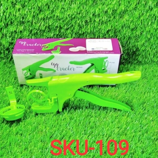 Plastic Handheld Egg Cracker with Separator