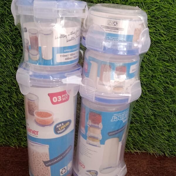 db18f254-369f-477b-bf59-037e1c0b943b.jpg Plastic Liquid Round Airtight Food Storage Container with Leak Proof Locking Lid