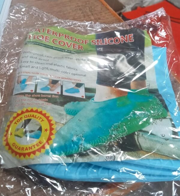 Non-Slip Silicone Rain Anti skid Waterproof Fordable Boot Shoe Cover (Mix Color)