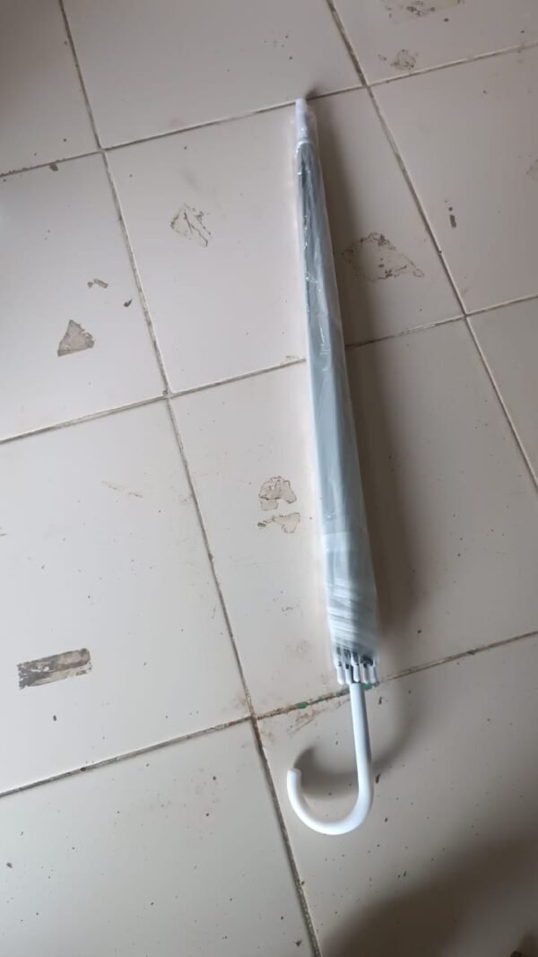 dbc6b427-9fe2-40c0-9a79-b9f7e2331d41_eb87d3c5-4703-44f7-8185-8f0d346ae7d8.jpg Premium Transparent Dome Umbrella with Curved Handle (1 Pc)