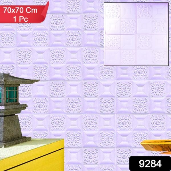 Wallpaper 3D Foam Wallpaper Sticker Panels (70 x 70 Cm / 1 Pc)