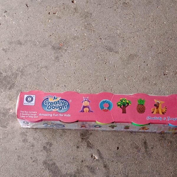 Non-Toxic Creative 100 Dough Clay 5 Different Colors, (Pack of 5 Pcs)