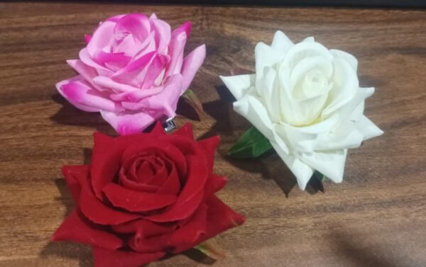 Colourful Flowing Flower Hair Pin (4 Pcs Set / Mix Color)