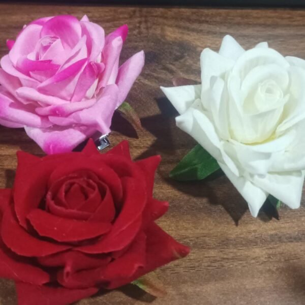 Colourful Flowing Flower Hair Pin (4 Pcs Set / Mix Color)