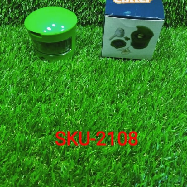 Garlic Cutter/Chopper/Crusher for Kitchen (Green, 1 Pc)