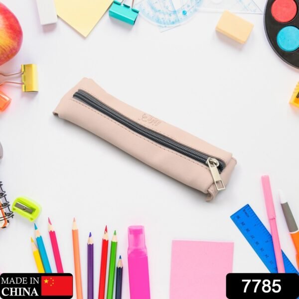 dd6c17d5-a0b2-4616-957a-df0c5f6a627e.jpg Leather Pencil Case high-quality leather pencil pouch ideal of School (1Pc)