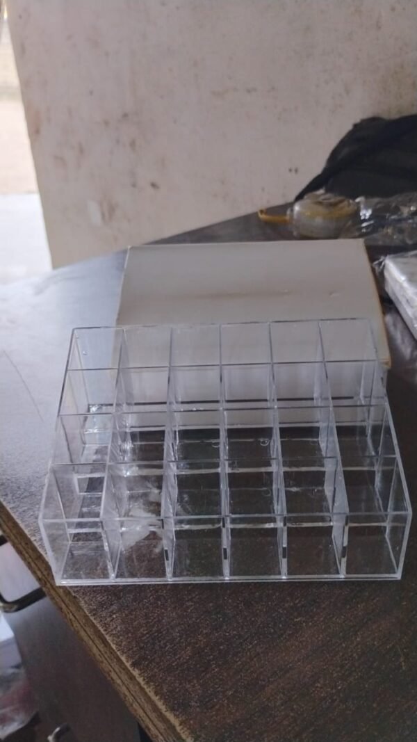 ddfedd71-b42d-44f1-892b-b8ec2bea4c54.jpg 24 Hole Stand Trapezoid Holder Makeup Brushes Set Lipstick Holder Case Tools (1 Pc)