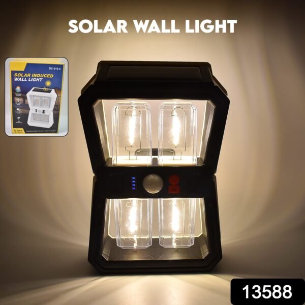 df9355d0-3171-4694-882d-f216c6ee4b57.jpg Solar Wall Lantern Light with 3 Modes & Motion Sensor (1 Pc)