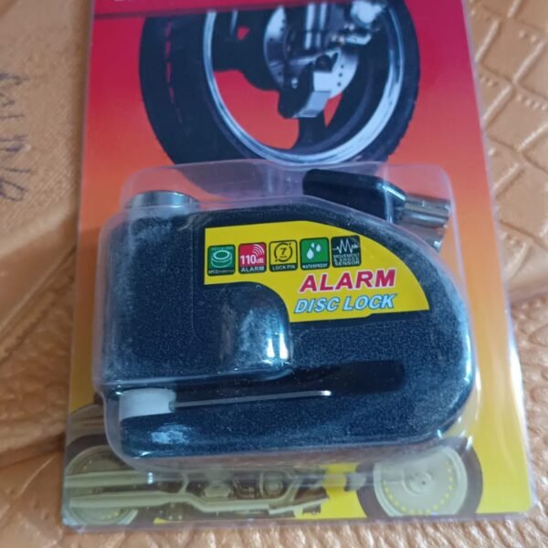 Alarm Disc Lock Motorbike Anti-Theft Disc Brake Lock (1 Pc / With 2 Key)