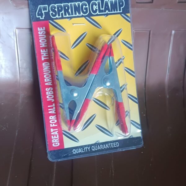 4 Inch Heavy Duty Spring Metal Spring Clamps (2 Pc Set)
