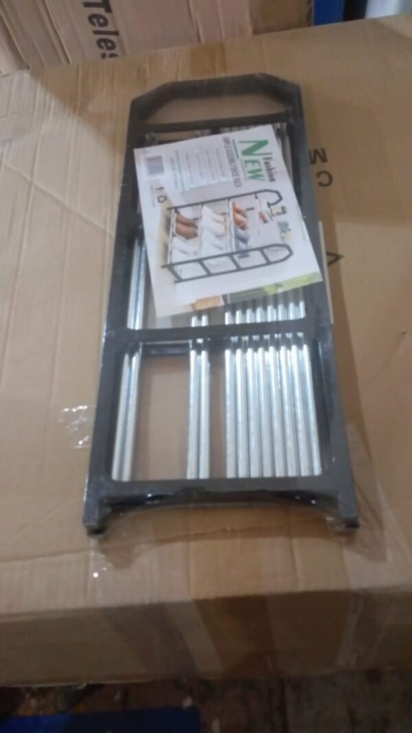 dff4a1c6-3a72-4adb-81e4-5275917f94b2.jpg 4 Layer Space‑saving Shoes Show Rack Folding Shoe Rack (1 Pc)