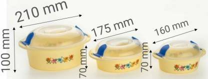 dhhffhg133ivry0018-3d-metro-super-store-original-imafwf6rwzywgydg.jpg Hot N Fresh Insulated Plastic Casserole Gift Set (3 Pieces)