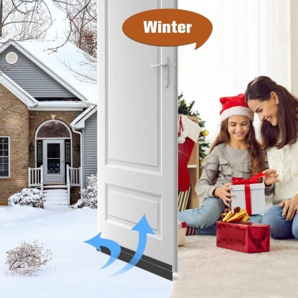 1 Meter Self-Adhesive Silicone Door Bottom Seal Strip (1 Mtr / 1 Pc)