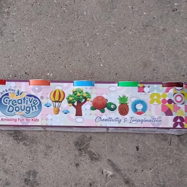 Non-Toxic Creative 50 Dough Clay 5 Different Colors (Pack of 5 Pcs)