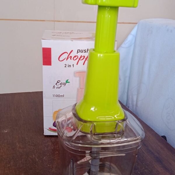 e0660d8b-8380-4b28-acfa-1796cc2e8fd9.jpg 2in1 Press Vegetable Choppers for Kitchen (1100 ML)