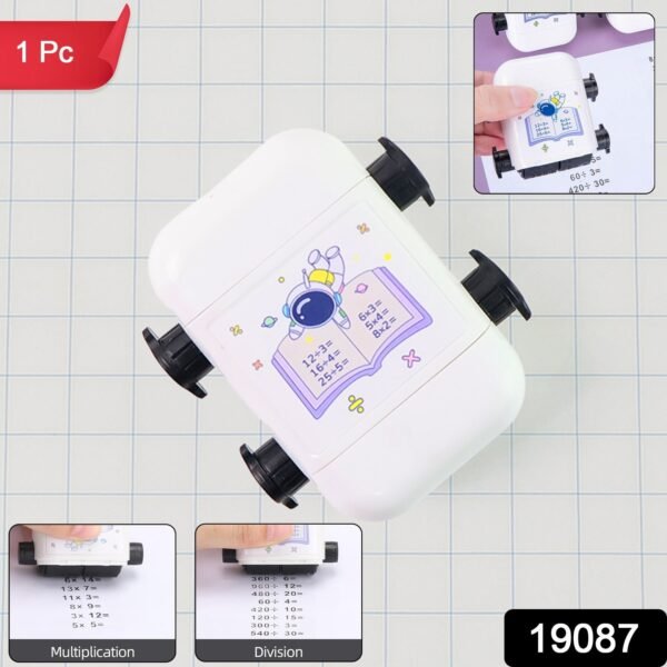 Kids Educational Automatic Math Problem Rolling Stamp (1 Pc)