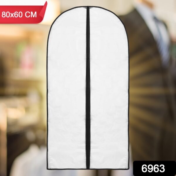 Foldable Non Woven Suit Cover (80×60 CM / 1 Pc / Black Side Chain Suit Cover)