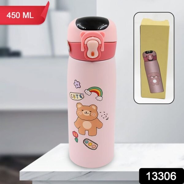 Smart Vacuum Insulated Water Bottle with LED Temperature Display (450 ML)