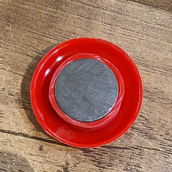 Red Board Magnets Circular Plastic Buttons (1 Pc)
