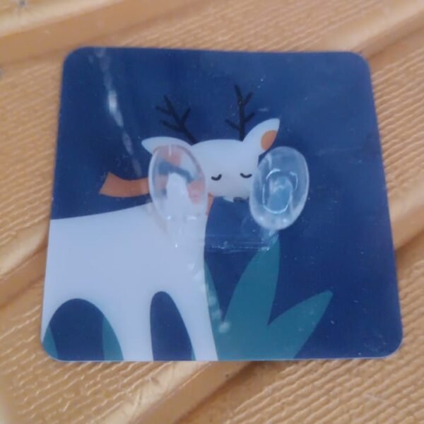 Self-Adhesive Wall Hook – Drill-Free, Waterproof & Oil-Proof Toothbrush, (1 Pc)