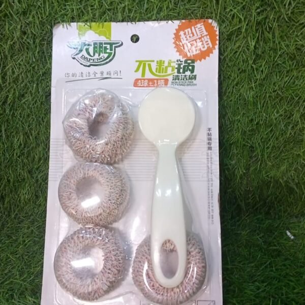 e2e77f2b-e845-42db-bc66-a1a8df6bc7e2.jpg Handle Pot Dishwashing Brush Long-Handled Washing Brush with Extra Head for Kitchen