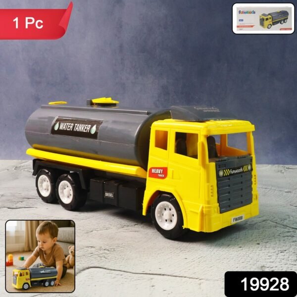 e3599617-44a9-49f0-ae08-1880f3e49b67.jpg Funwoods Water Tanker Toy Truck - (1 Pc)