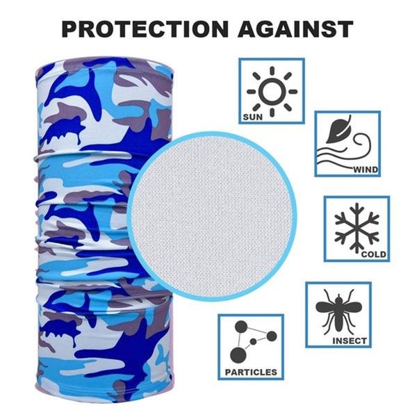 Multifunctional Unisex Neck Gaiter Headband for Dust & Sun (Multicolor)