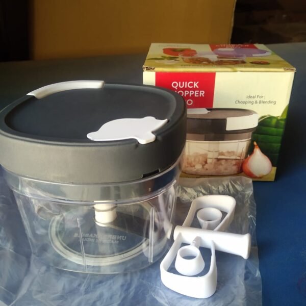 2in1 Handy Chopper And Slicer For Home & kitchen (600ML Capacity)