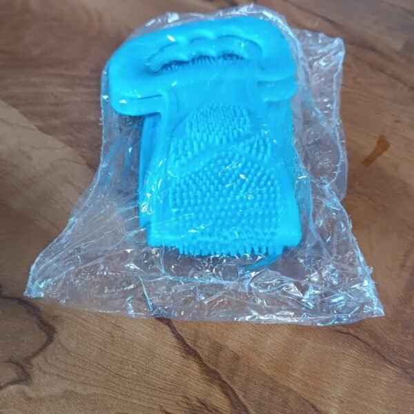 Silicone Body Back Scrubber Double Side Bathing Brush for Skin Deep Cleaning