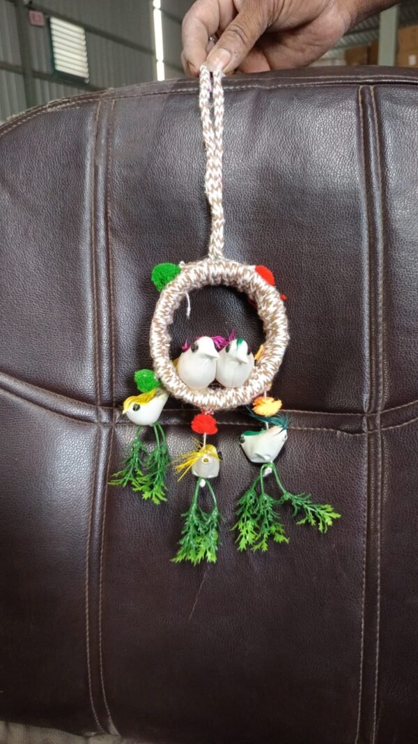 e59df482-6243-4cf7-8905-0be6f5e34237.jpg Artificial Bird Nest Wall Hanging Home Decor Showpiece (1 Pc, Mix Color)