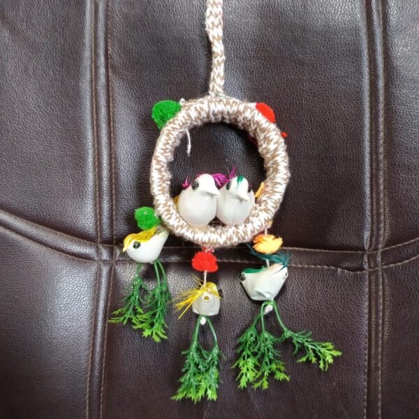 e59df482-6243-4cf7-8905-0be6f5e34237.jpg Artificial Bird Nest Wall Hanging Home Decor Showpiece (1 Pc, Mix Color)