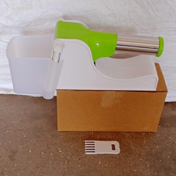 e5b5191e-2773-4021-8221-67bed7dd44c3.jpg Virgin Plastic French Fry Chipser, Potato Chipser / Potato Slicer with Container