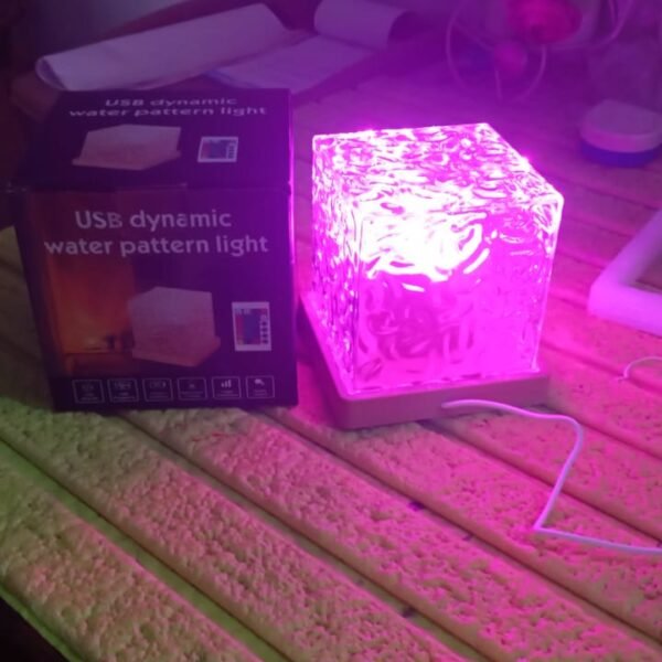 Ocean Wave Projector Lamp – 3D Water Wave LED Night Light with Remote