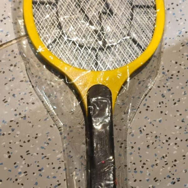 e5eafc77-ebe6-444c-828f-5e6fcab5c520.jpg Yellow Rechargeable Electric Mosquito Killer Racket with Cable