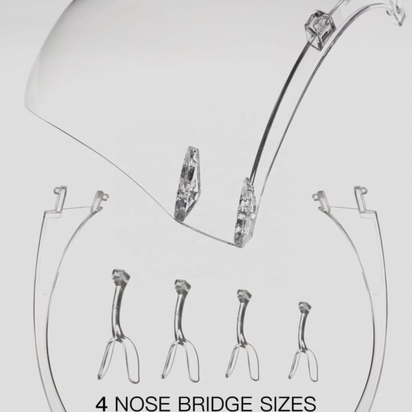 Multipurpose Clear Face Shield Anti-fog Anti-Scratch Protective Fashion Wear for Men