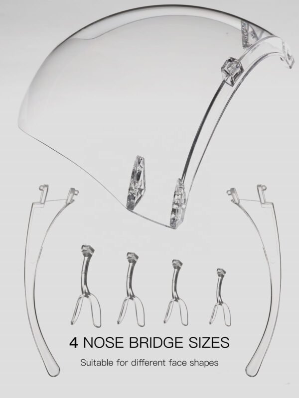 Multipurpose Clear Face Shield Anti-fog Anti-Scratch Protective Fashion Wear for Men