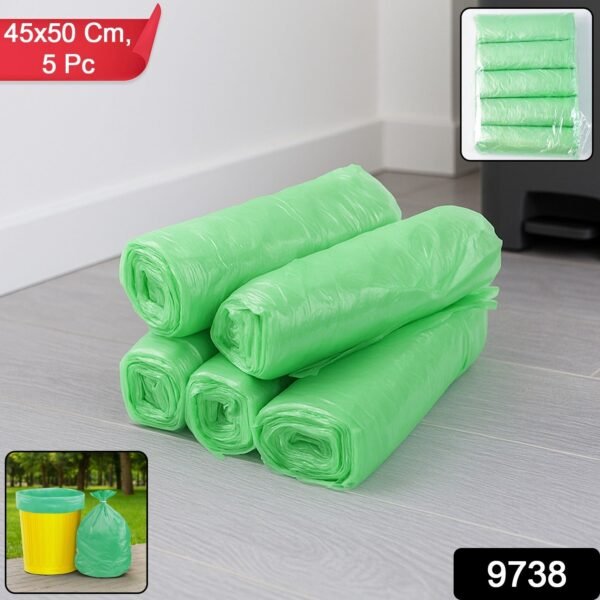 Multipurpose Strong Garbage Bags Roll (45x50cm / 5 Pc)