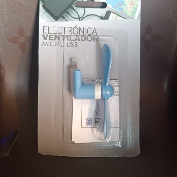 Micro / Android USB Mini Fan Flexible USB Fan (1 Pc / With Card Packing)