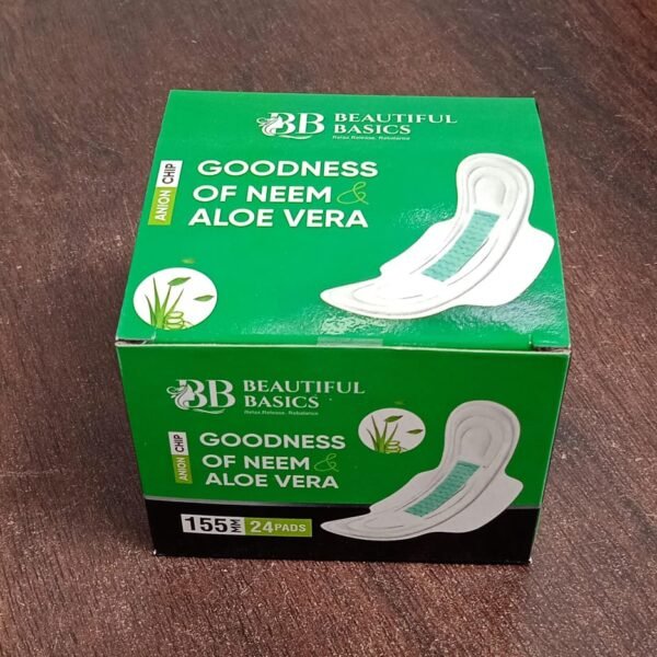 Sanitary Pantyliners with Neem & Aloe Vera – Ultra Thin (24 Pcs)
