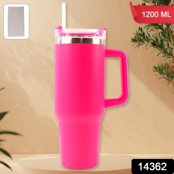 Pink Extra Large Insulated Travel Mug, Tumbler (1200ML - 1 Pc)