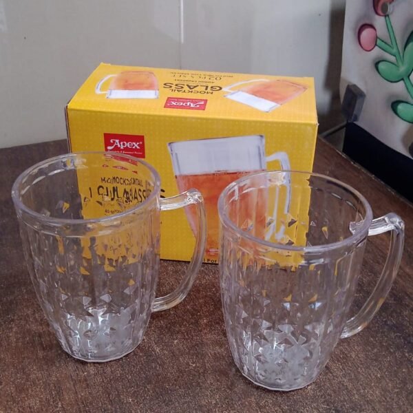 Apex Mocktail Mug Glass (2 Pc Set / 400 ML)