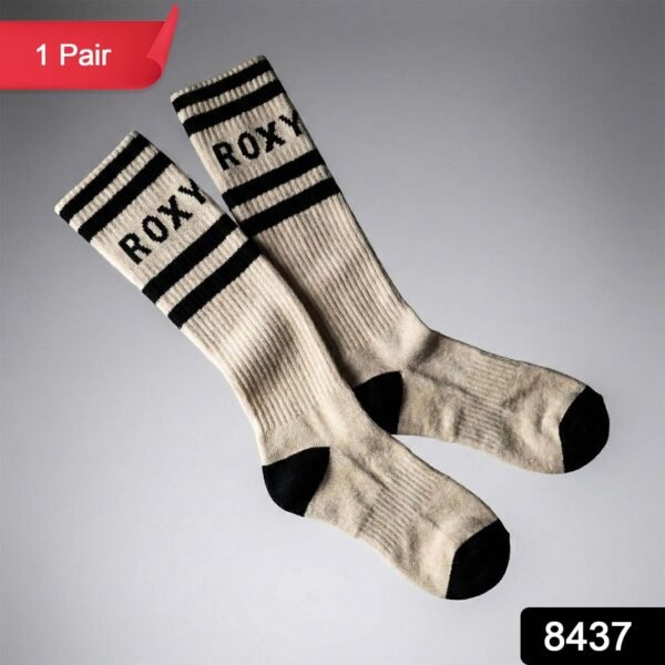 Unisex Cotton Crew Socks (1 Pair / Mix Design)