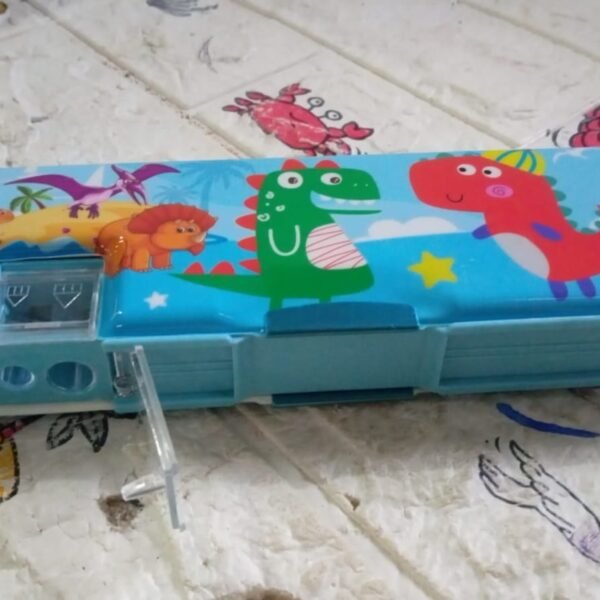 Plastic Multipurpose Compass Box (1 Pc, Mix Design)